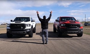 Cheap Ram TRX Vs Expensive Ram TRX Drag Race Makes Strong Case for One of Them