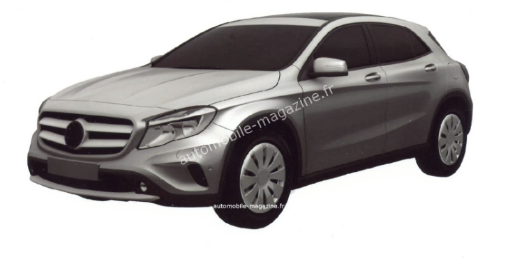 Mercedes-Benz GLA 180 CDI Patent Photo