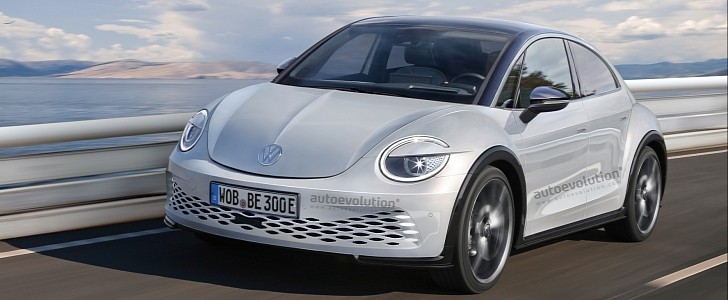 Volkswagen ID. Beetle, or Volkswagen ID. Bug, conceived by Bernhard Reichel