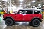 Check Out a Red 2021 Ford Bronco First Edition Coming Together With Graphics
