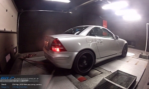 Check Out a Stage One SLK 32 AMG On a Dyno