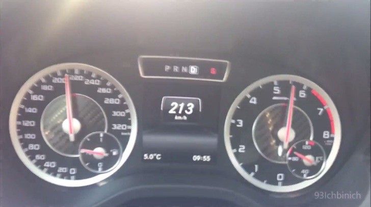 Mercedes-Benz A 45 AMG Speedometer