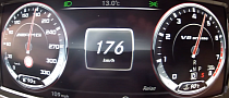 Check out an S 63 AMG W222 go From 0 to 176 km/h (109 mph)