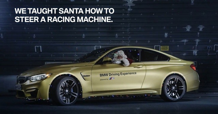 Santa Claus and his BMW M4