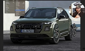 Check Out the 2025 Audi Q9 Morphing Into a Worthy BMW X7 Rival Before Your Eyes
