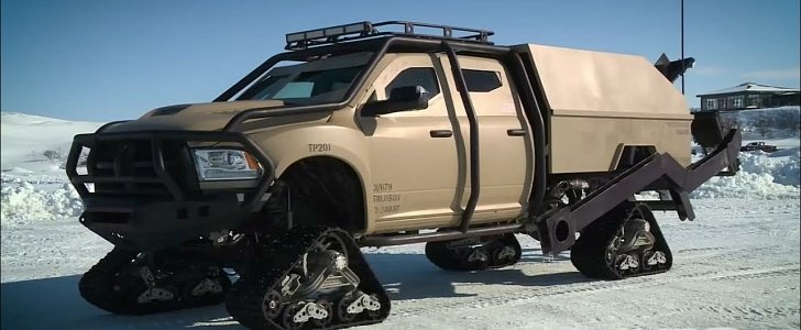 Check Out The Rock's Ice Ram Mattracks With from Fast 8