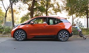 Check Out this 7-Year Old Pushing a BMW i3