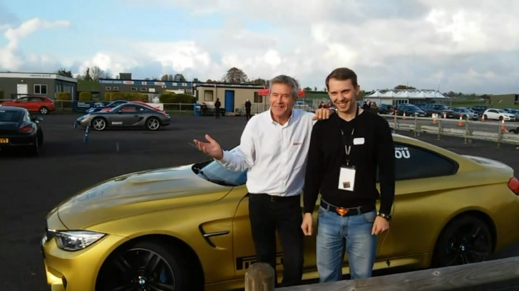 Tiff Needell and his unsuspecting victim