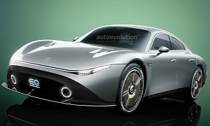 Check the Mercedes-Benz VISION EQXX With an EQ Silver Arrow Front End