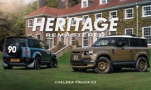 Chelsea Truck Company Heritage Remastered Defender Harks Back to the HUE 166 Land Rover