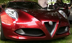Cherry Red Alfa 4C: Best Concept at Villa d’Este
