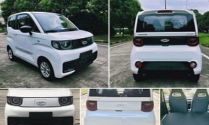 Chery QQ Ice Cream Images Confirm It Is a Copy of Wuling Hongguang Mini EV