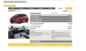 Chevrolet Bolt Configurator Goes Online, DC Fast Charging a $750 Option