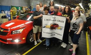 Chevrolet Builds 1 Millionth US-Spec Cruze; Upgrades Factory for Next-Gen Model <span>· Video</span>