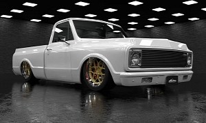 Chevrolet C10 "White Horse" Is No Patina Truck, Sports Immaculate Digital Finish