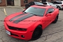 Chevrolet Camaro Gets Matte Red Wrap from Restyle It