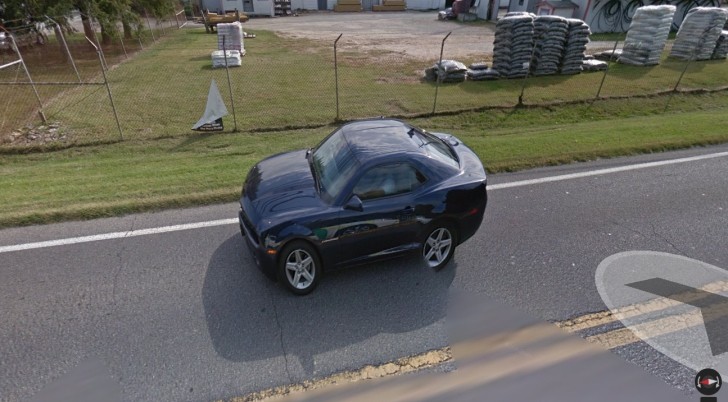 Chevrolet Camaro Two-Seater Mini-Me in Google Maps