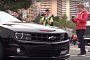 Chevrolet Camaro SS with Knight Rider LED Bar Plays KITT in Monaco