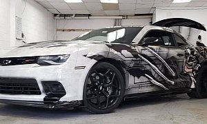 Chevrolet Camaro Z/28 Gets X-Force Makeover, Wrap Looks Stunning