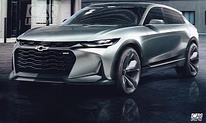 Chevrolet Camaro ZL-E Electric SUV Rendered, Out for Ford Mustang Mach-E Blood