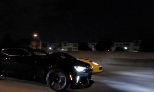 Chevrolet Camaro ZL1 Races Corvette With LT4 Swap, Somebody Gets Walked