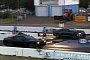 Chevrolet Camaro ZL1 vs. Challenger Hellcat Drag Race Is Manual Launch Torture