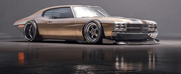Chevrolet Chevelle SS "Bare Bones" rendering