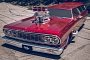 Chevrolet Chevelle Wagon "Wild Cherry" Has a Supercharger For Days