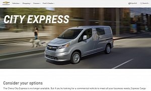 Chevrolet City Express Leaves The Small Van Segment Over Disappointing Sales