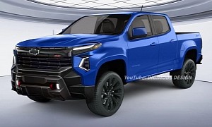 Chevrolet Colorado Gets Quick CGI Redesign, 2023 Model Outshines It