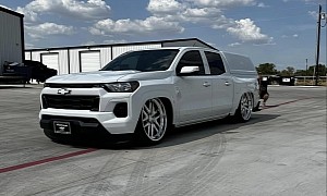 Chevrolet Colorado Rides Low on 24s, Looks Nothing Like the Original Truck