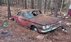 Chevrolet Corvair Found in a Forest Is the Most Mysterious Discovery in a Long Time