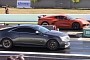 Chevrolet Corvette C8 Drag Races Cadillac CTS-V Coupe and They're Not Worlds Apart