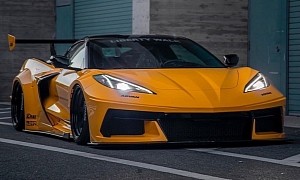 Chevrolet Corvette C8 Is a Regular at the Liberty Walk Gym, Dig the Summer Body?