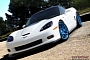 Chevrolet Corvette ZR1 on Blue HRE Wheels