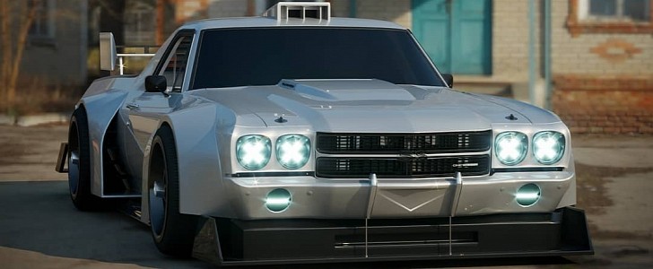Chevrolet El Camino "Super Square" rendering