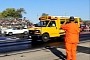 Chevrolet Express Prison Bus Hits the Drag Strip, Runs Painfully Slow