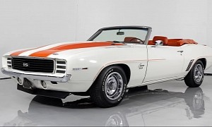 Chevrolet “Happy Meal” Now Possible With This 1969 Camaro Pace Car Convertible