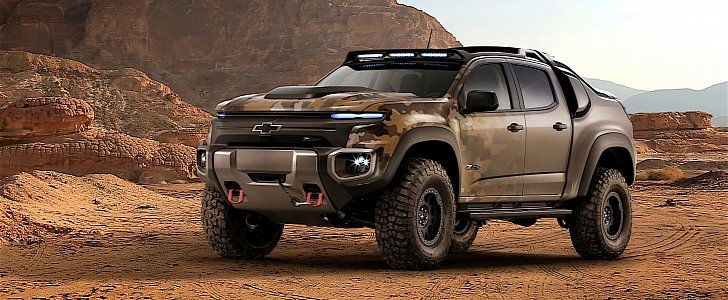 Chevrolet Colorado ZH2 fuel cell electric vehicle