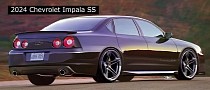 Chevrolet Impala SS Digitally Revived for MY2024 With R35 Nissan GT-R Taillights