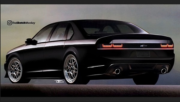 Modern Chevrolet Impala SS rendering by The Sketch Moneky