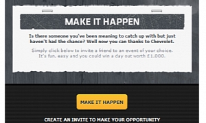 Chevrolet "Make it Happen" Facebook App Launched
