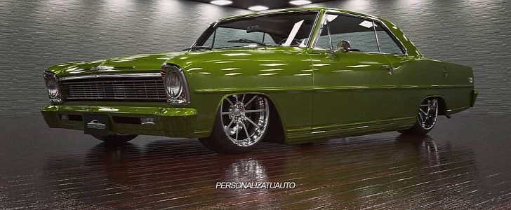 Chevrolet Nova SS "The Hulk" rendering