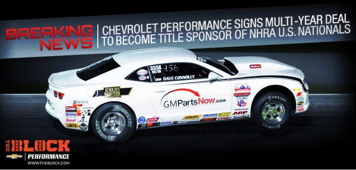 Chevrolet Performance US Nationals sponsorship
