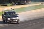 Chevrolet Silverado 2500HD Uses Its V8 to Drift on NASCAR Track