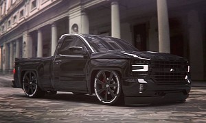 Chevrolet Silverado "Black Beauty" Looks Like a Dream in Quick Rendering