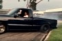 Chevrolet Silverado Just Gently Trims the Grass as It Drifts Around a Curb