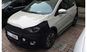 Chevrolet Spark Activ Spied in Korea, Has Raised Suspension and Roof Rails