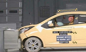 Chevrolet Spark Earns Top Safety Pick, Rivals Fail Small Overlap Test