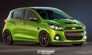 Chevrolet Spark Z06 Rendering Is Hilarious But Cool